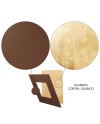 DALIA * APLIQUE CUADRADO 12W - ORO + CORTEN